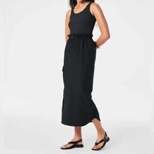 Spanx Casual Fridays Cargo‎ Maxi Dress - NWT Black XS